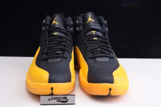 Reps TB Black 12 Gold Retro University Jordan Air 130690-070 0620
